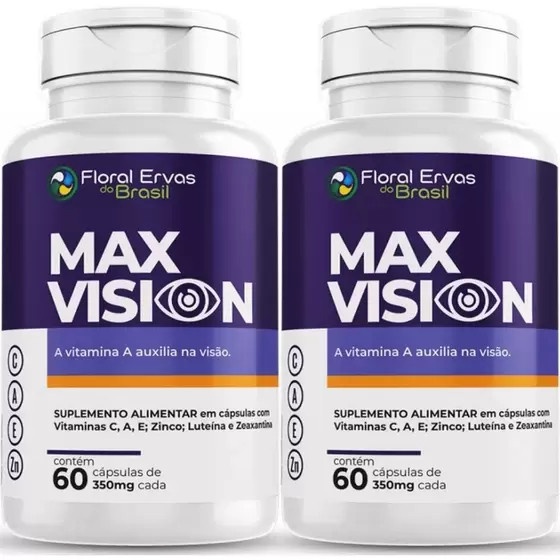 Luteina Zeaxantina Zinco Max Vision 120 Capsulas 350 mg