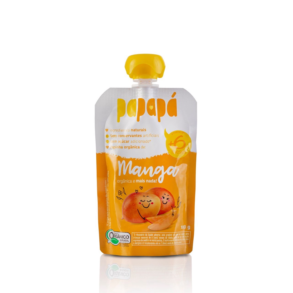 Papinha PAPAPÁ ORGÂNICA MANGA 100g