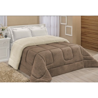 Edredom Sherpa Queen 2,40 x 2,20m Solteiro 1,60 x 2,20m Cobertor Coberdrom Macio Dupla Face em Oferta na Shopee