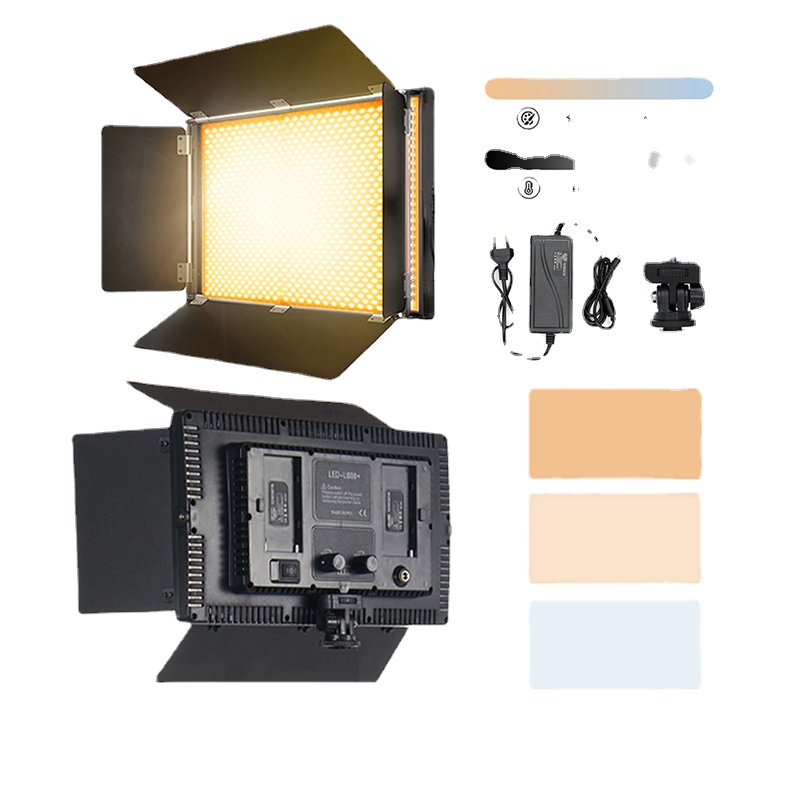 U800+ LED Video Light Bi-Color 3200-5600K Photography Lighting Panel On Camera Photo Studio Fill Lamp For Youtube Game