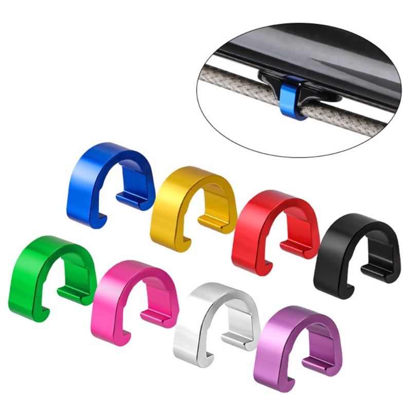 youn 10 Pcs Alumínio Liga Para C-Clipes Montanha Freio Fixos Fivela Fixação Durável em Oferta na Shopee