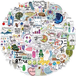 1000/50PCS Biologia De Desenhos Animados Assunto Adesivos De Grafite À Prova D