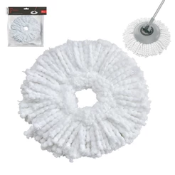 Refil Para Mop Giratório Universal Esfregão Microfibra 360 Refil Para Mop Cesto Plástico