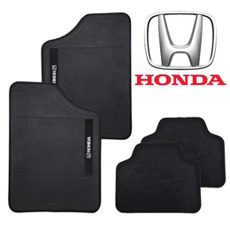 Conjunto de Tapete Automotivo Especifico Personalizado Honda Reforçado - Universal