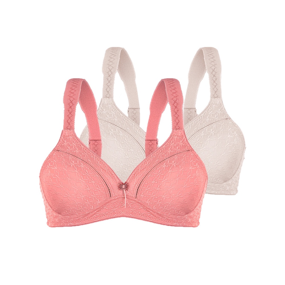 Kit com 2 Sutiãs sem Aro e sem Bojo Duloren 111248 Taça B