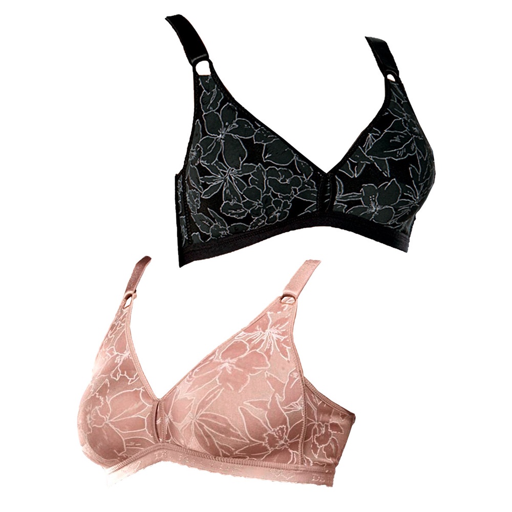 Kit com 2 Sutiãs Sustentação Olimpo Anizete Demillus 61741 Taça B Colorido - Women Clothes