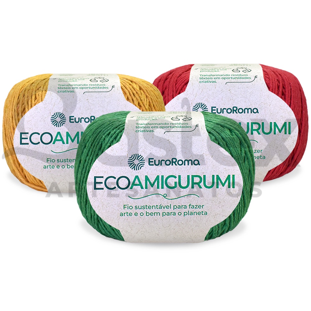 Fio Eco Amigurumi EuroRoma 160g LANÇAMENTO