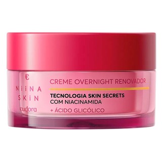 Eudora Niina Secrets Niina Skin Overnight Creme Hidratante Facial 45g em Oferta na Shopee