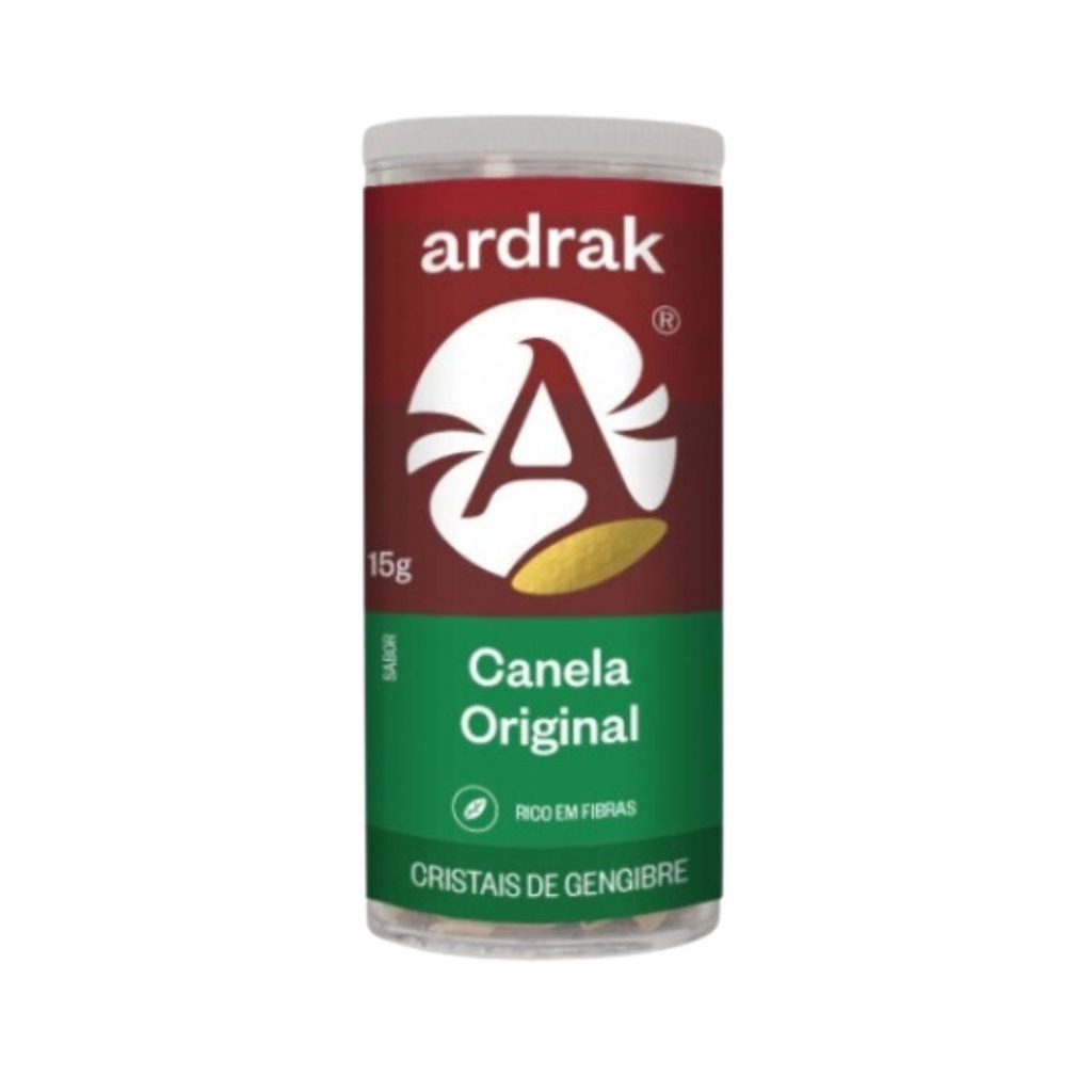 Ardrak Cristais Gengibre Canela Tubo 15g