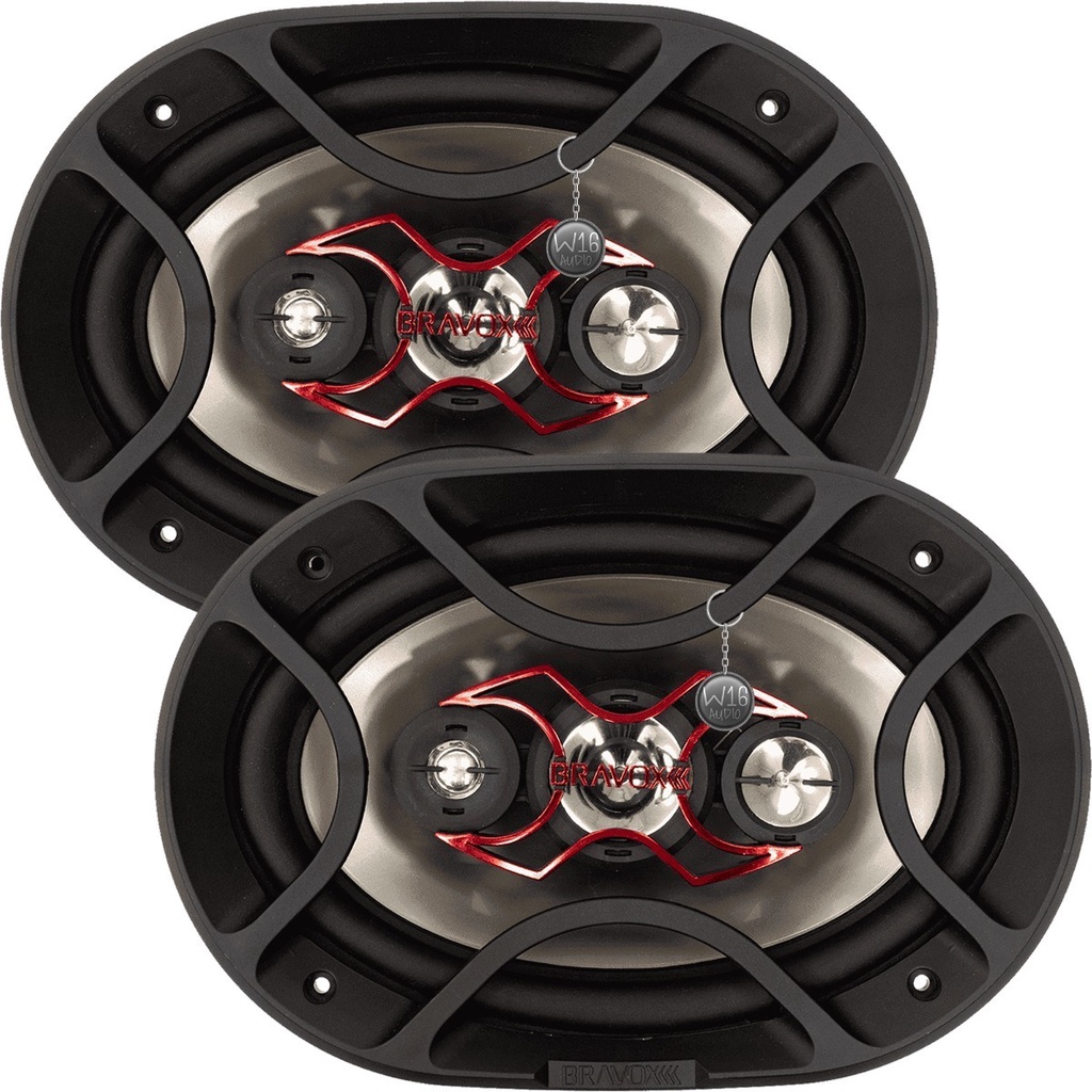 Alto Falante Bravox Quadriaxial B4X69X ( 6x9 Polegadas / 280w ) em Oferta na Shopee