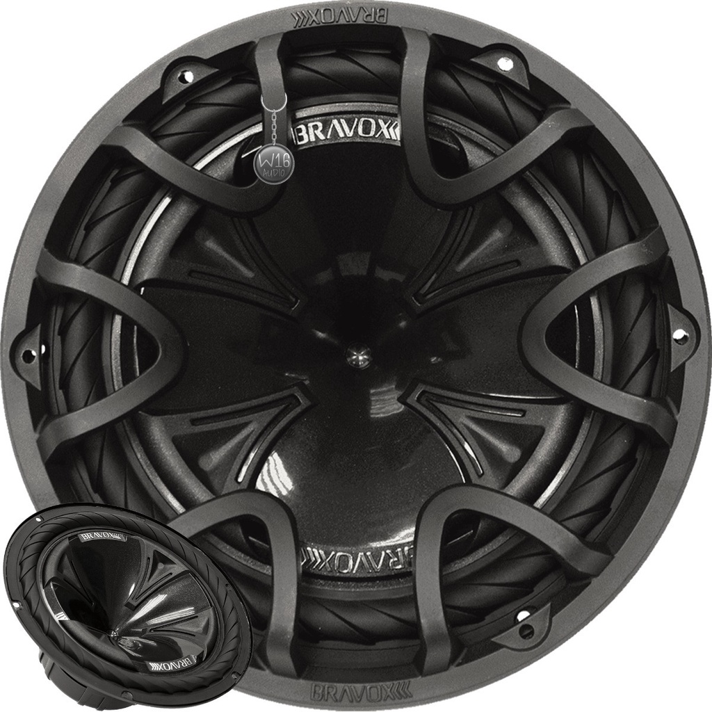 Subwoofer Bravox Black BK12-D2 ( 12 Polegadas / 700w / 2 Ohms )