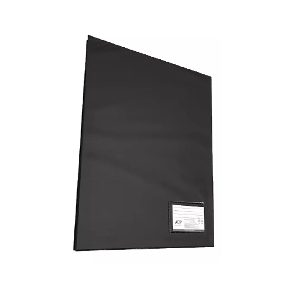 Pasta Catálogo Com Visor Preta Com 10 Envelopes Tamanho A3
