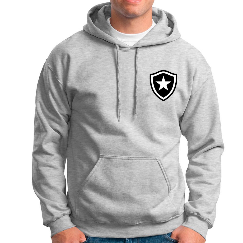 Blusa de frio Botafogo Moletom Time de Futebol