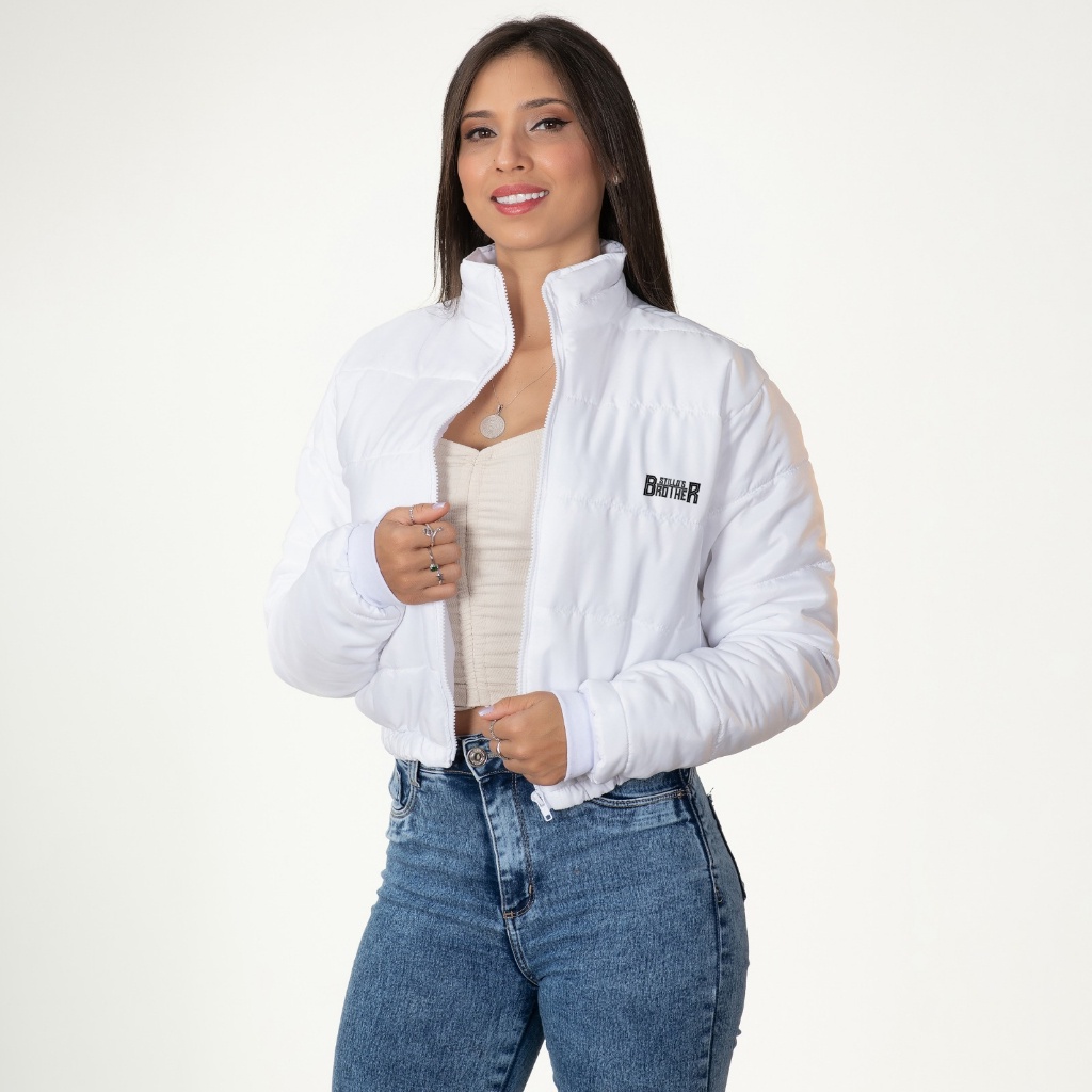 Bobojaco Casaco Jaqueta Feminina Confortável Stillos Brothers cropped