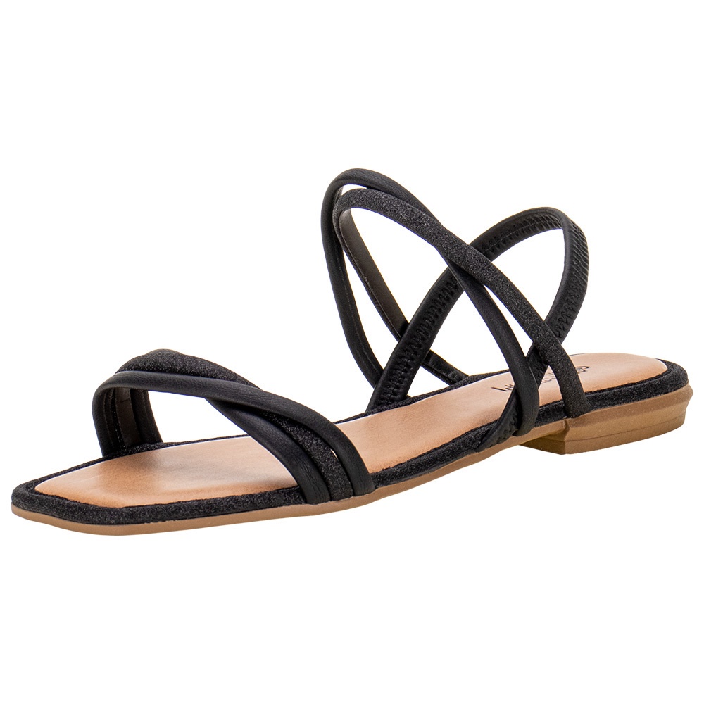 Sandália Feminina Rasteira Mississipi - Q9662 em Oferta na Shopee