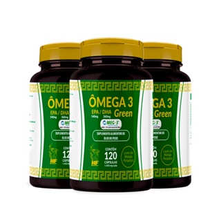 Kit-omega 3 1000mg Hf Suplements 3x 120 Caps