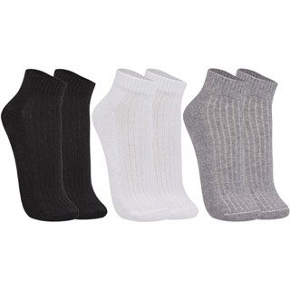 Kit com 3 Pares de Meias Cano Sapatilha Trifil