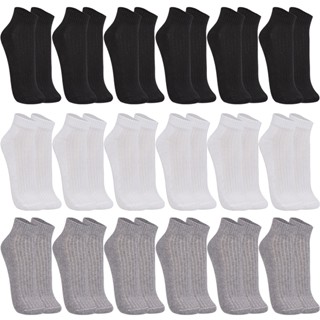 Kit 18 Pares Meia Algodão Unisex Cano Curto Trifil T08004
