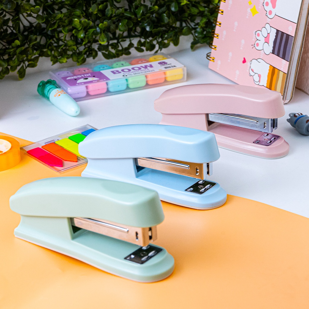 Grampeador De Papel Para Grampos 26/6 E 24/6 Até 30 Folhas Profissional Escritório Versátil Resistente Extrator