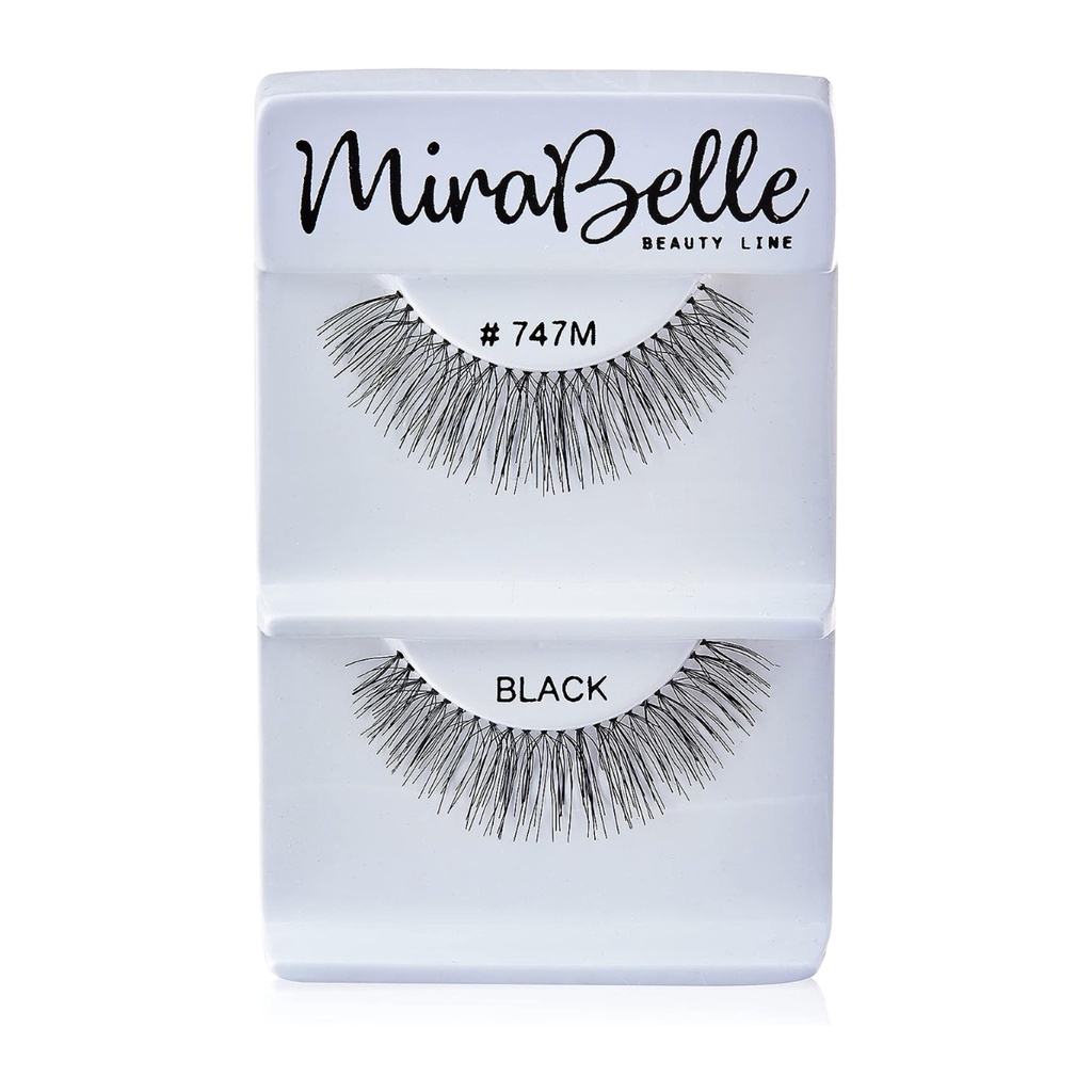 Cílios Mirabelle #747M Human Hair 100% Fios Naturais Feito à Mão
