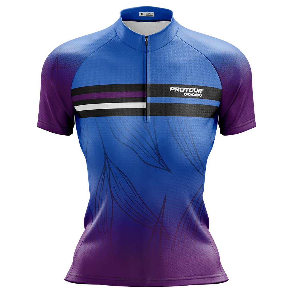 Camisa Ciclismo Feminina Camiseta Ciclista Roupa de Ciclismo Feminina MTB Pro Tour Floral com Bolsos Protecao UV50+ em Oferta na Shopee