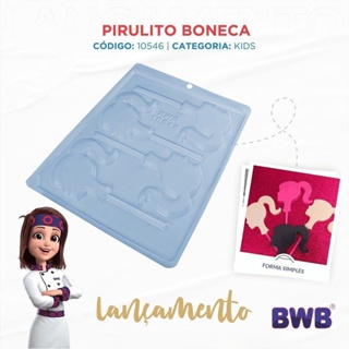 Forma BWB simples de Acetato - PIRULITO BONECA - 10546 em Oferta na Shopee