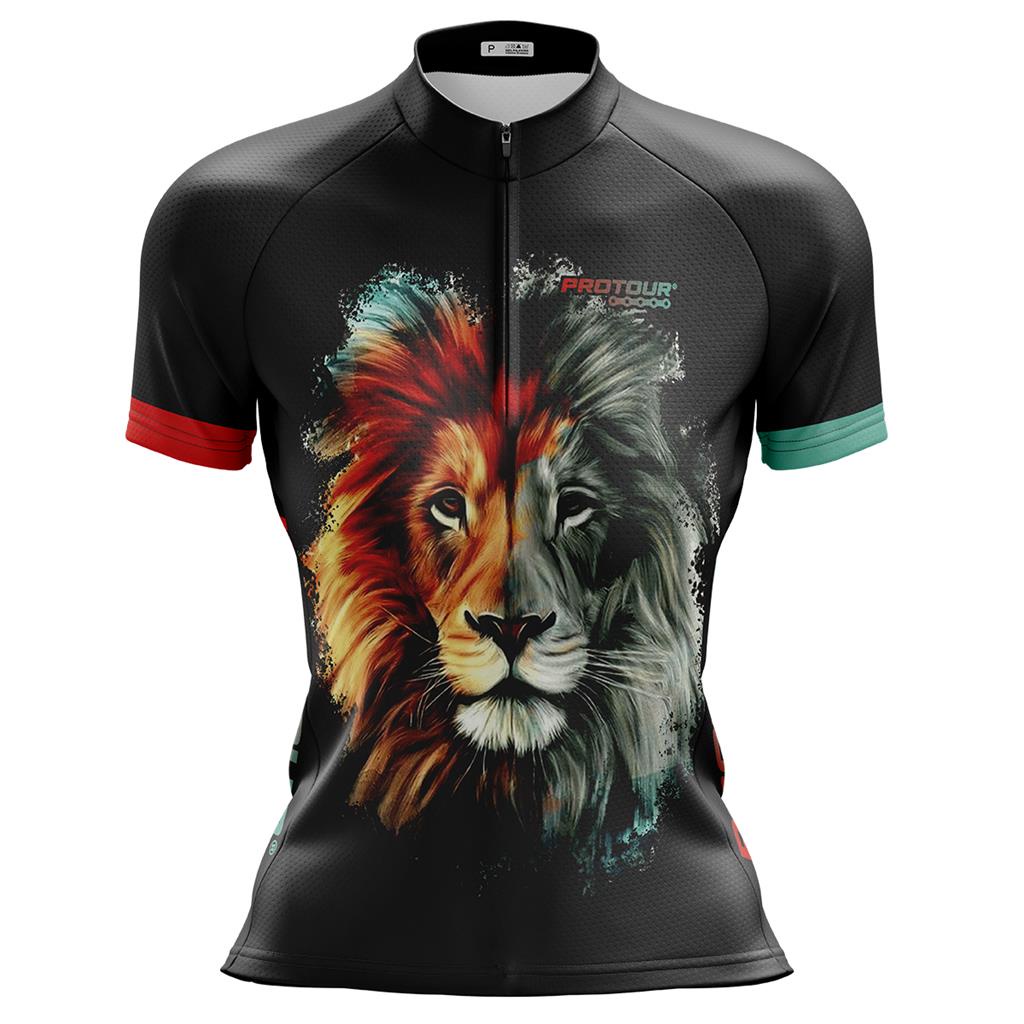 Camisa Ciclismo Feminina Camiseta Ciclista Roupa de Ciclismo Feminina MTB Pro Tour Leão de Judá Proteção UV50+