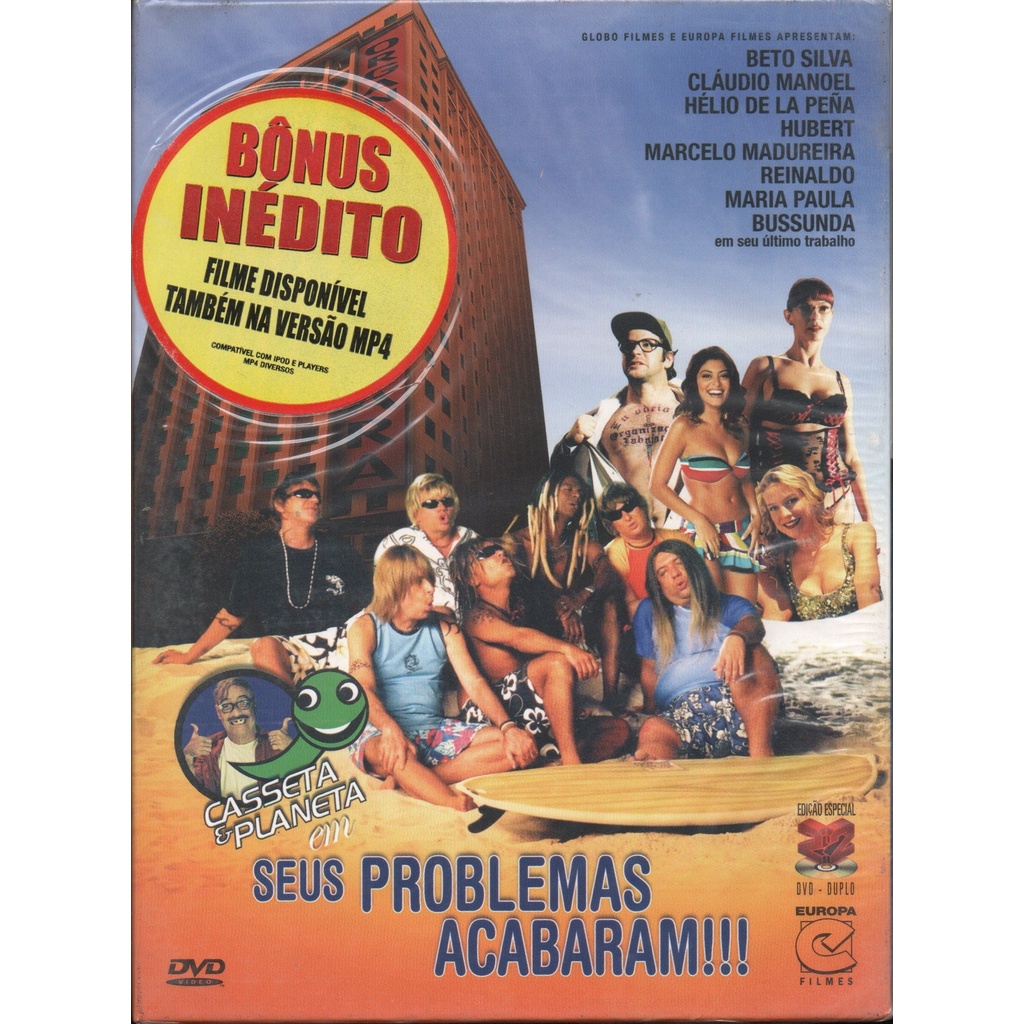 Casseta & Planeta DVD Duplo Seus Problemas Acabaram!!!