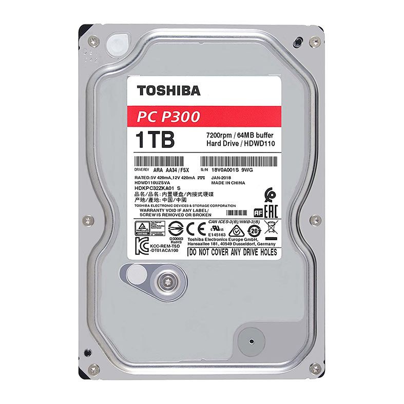 Hd Toshiba P300 Hdwd110uzsva 1tb PC desktop