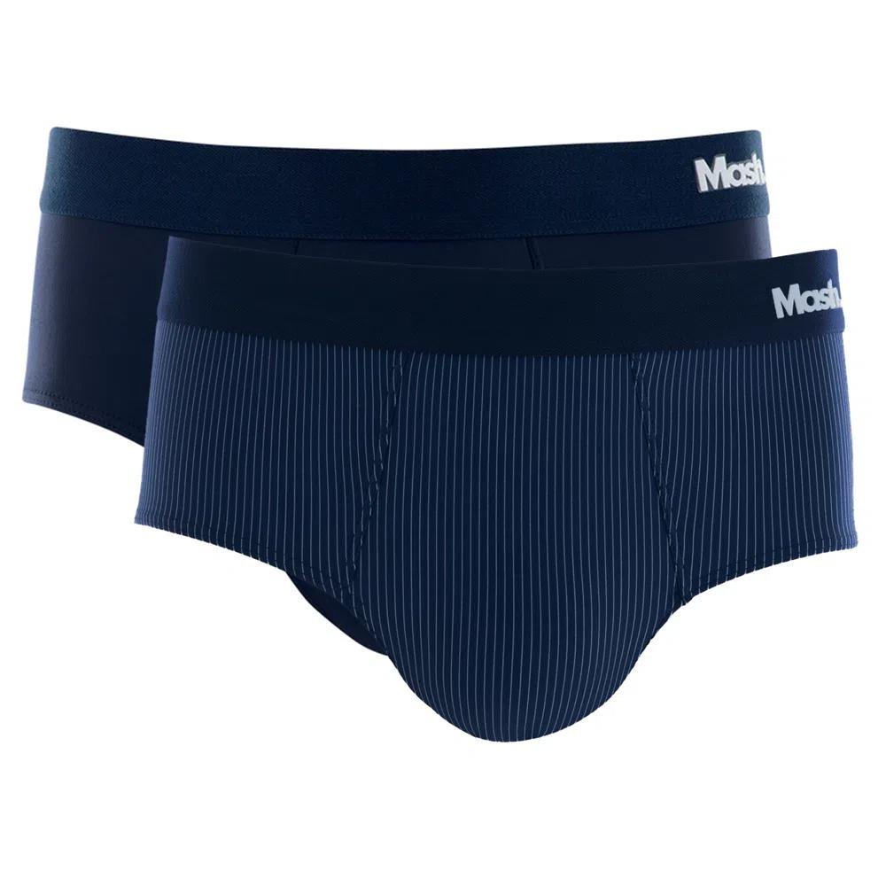 Kit 2 Peças Cueca Slip Mash Masculina Microfibra - Men Clothes
