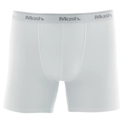 Cueca Boxer Longa Mash Masculina Cotton Algodão Elástico