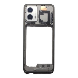 Carcaça Aro Moldura Original Novo Moto G53 Prata