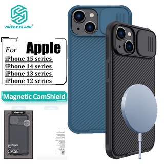 Nillkin Capa Magnética De Luxo Para iPhone 16 Pro Max 15 14 13 12 16 Plus De Telefone Proteção Deslizante De Câmera TPU + PC Traseira À Prova De Choque em Oferta na Shopee