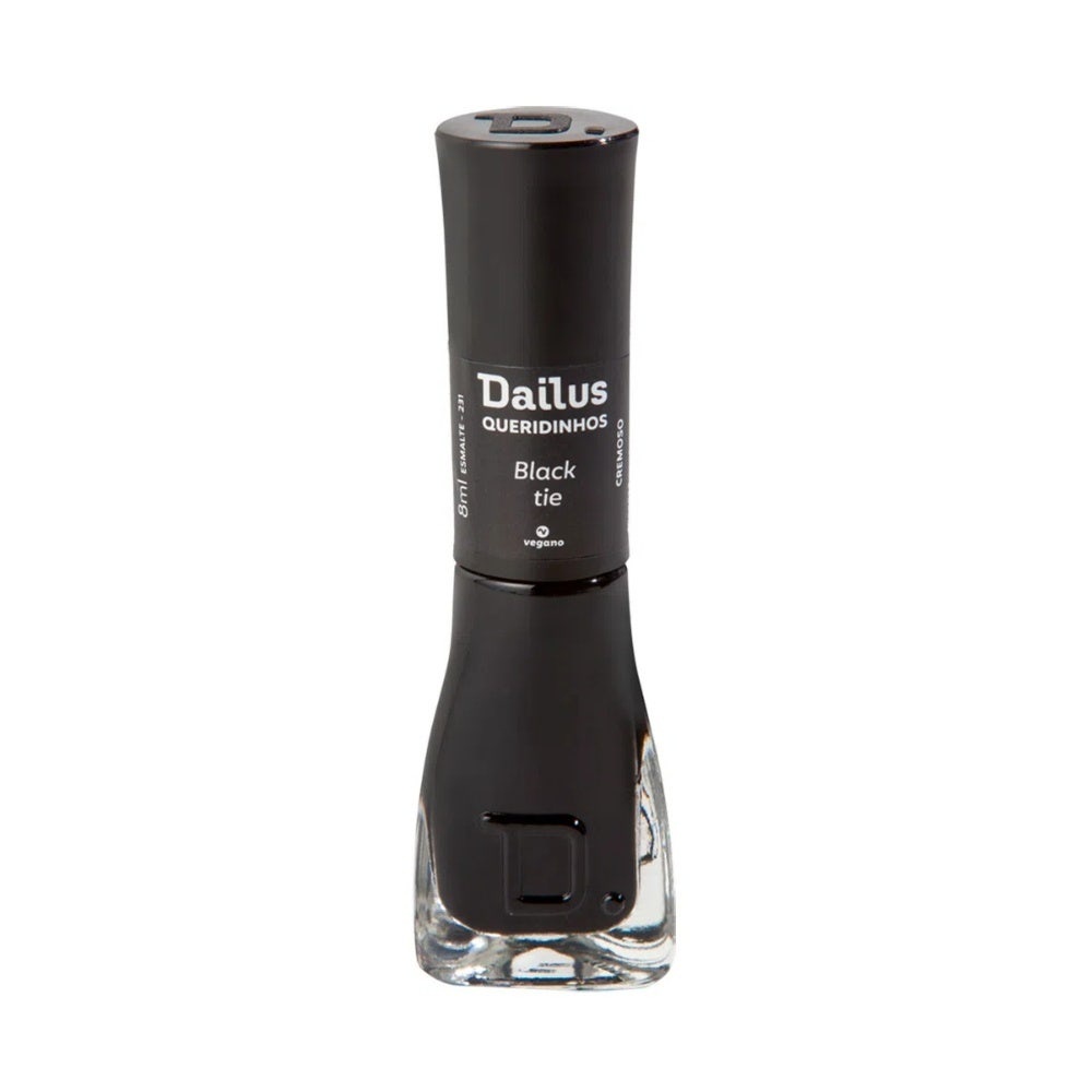 Esmalte Dailus Tons Escuros Cremoso Queridinhos Black Tie em Oferta na Shopee