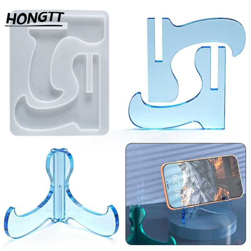 Suporte Do Telefone Celular Titular De Resina Epóxi Cristal Molde Móvel De Silicone DIY Artesanato em Oferta na Shopee