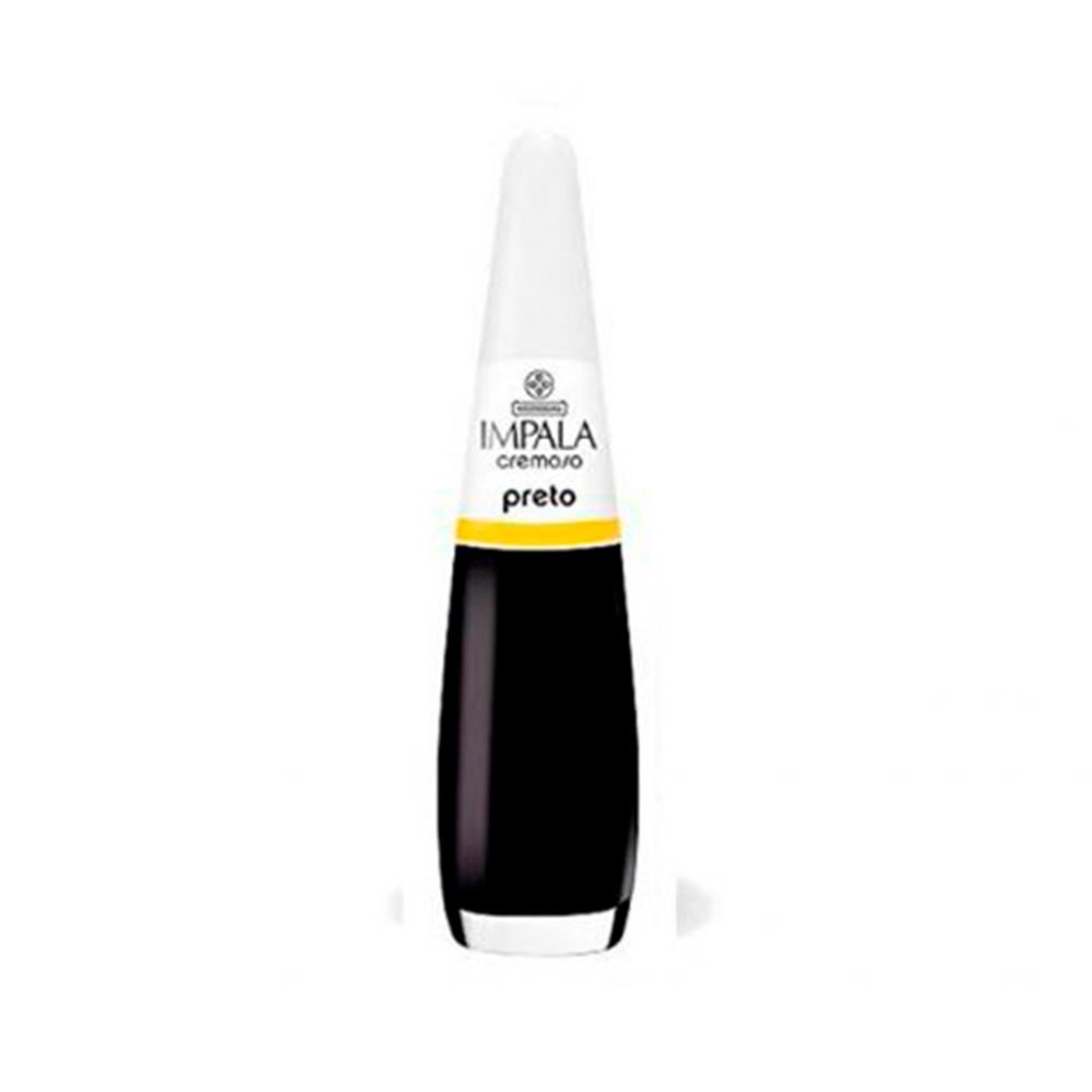 Esmalte para Unhas Impala Cremoso Preto em Oferta na Shopee