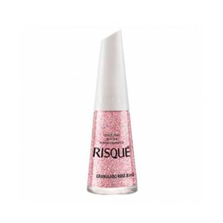 Esmalte Risqué Glitter Granulado Rose