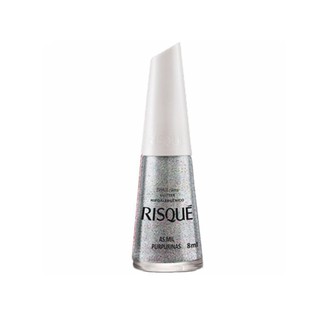 Esmalte Risqué Glitter Purpurina em Oferta na Shopee
