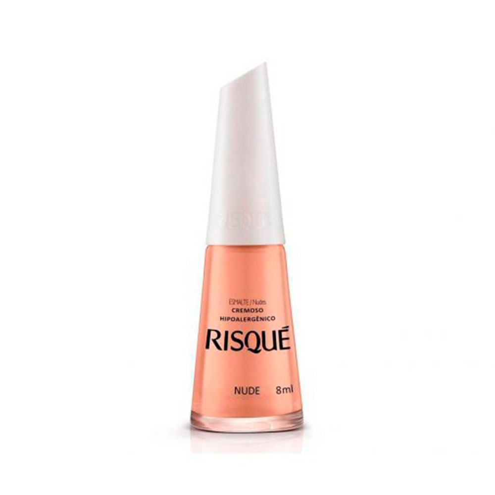 Esmalte Risqué Cremoso Nude em Oferta na Shopee