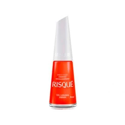 Esmalte Risqué Cremoso Sol Laranja Anima