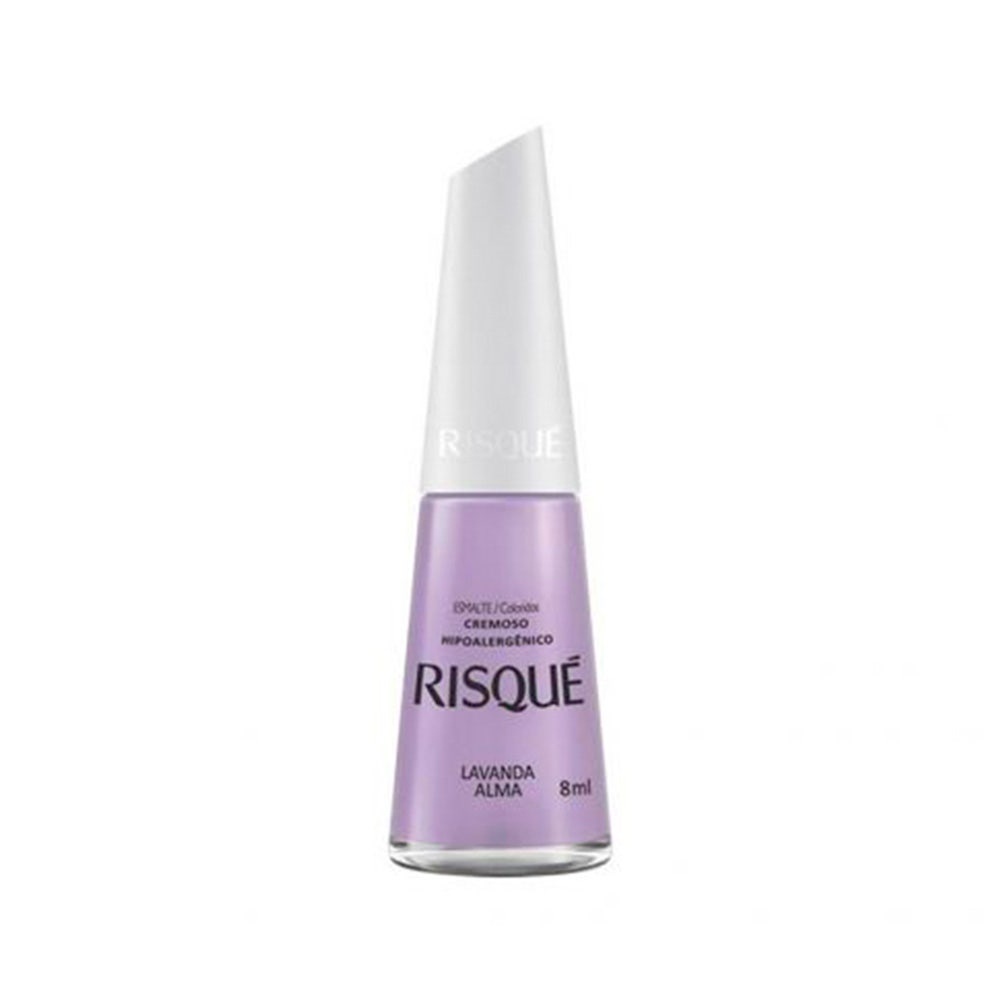 Esmalte Risqué Cremoso Lavanda Alma em Oferta na Shopee