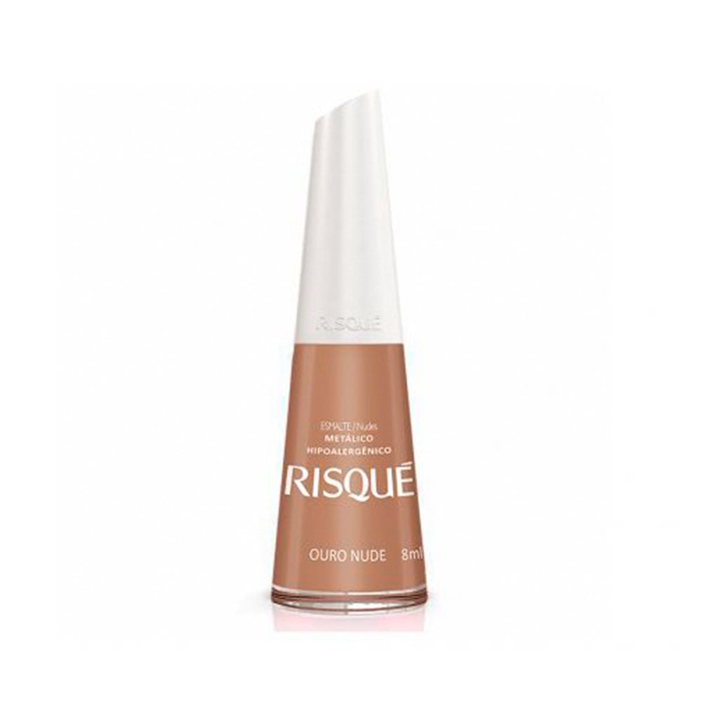 Esmalte Risqué Fast Fashion # Ouro Nude em Oferta na Shopee