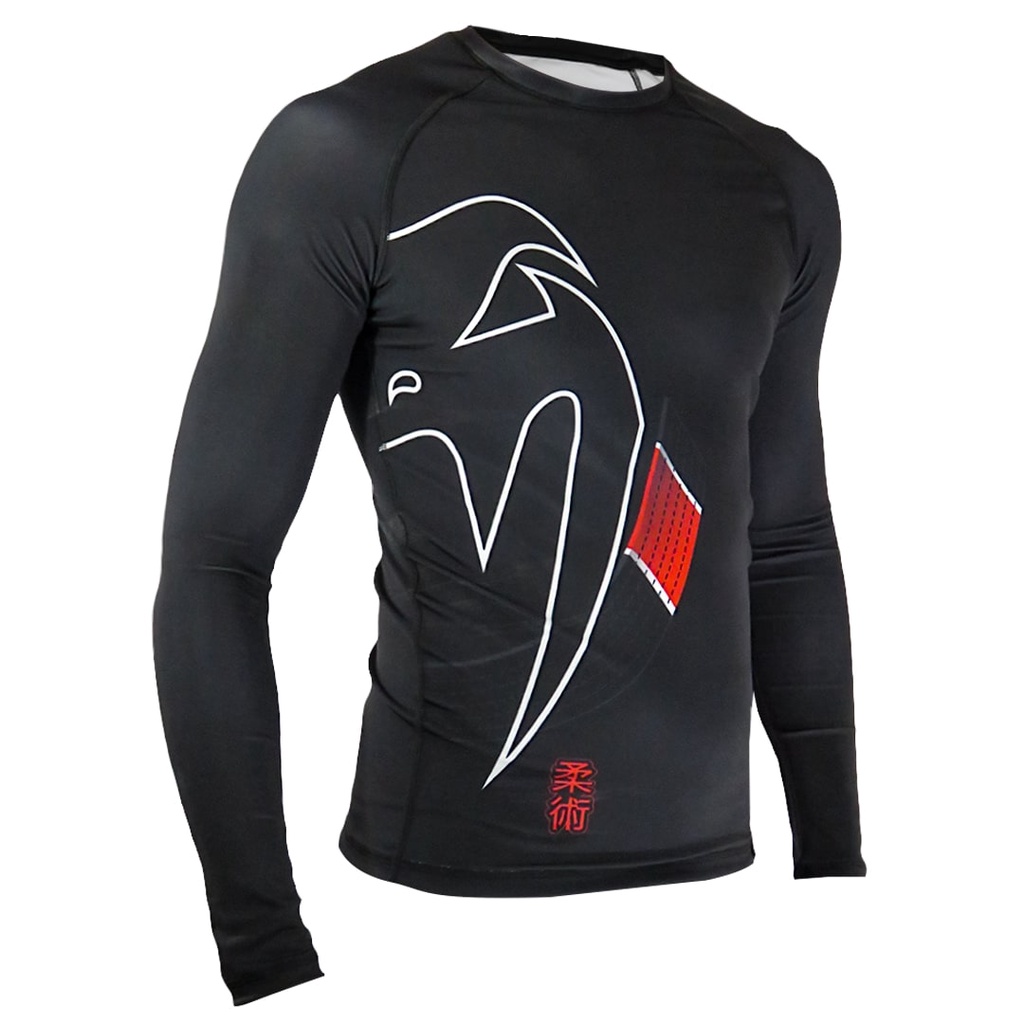 Rash Guard Venum Black Belt Dark Preto Masculino em Oferta na Shopee