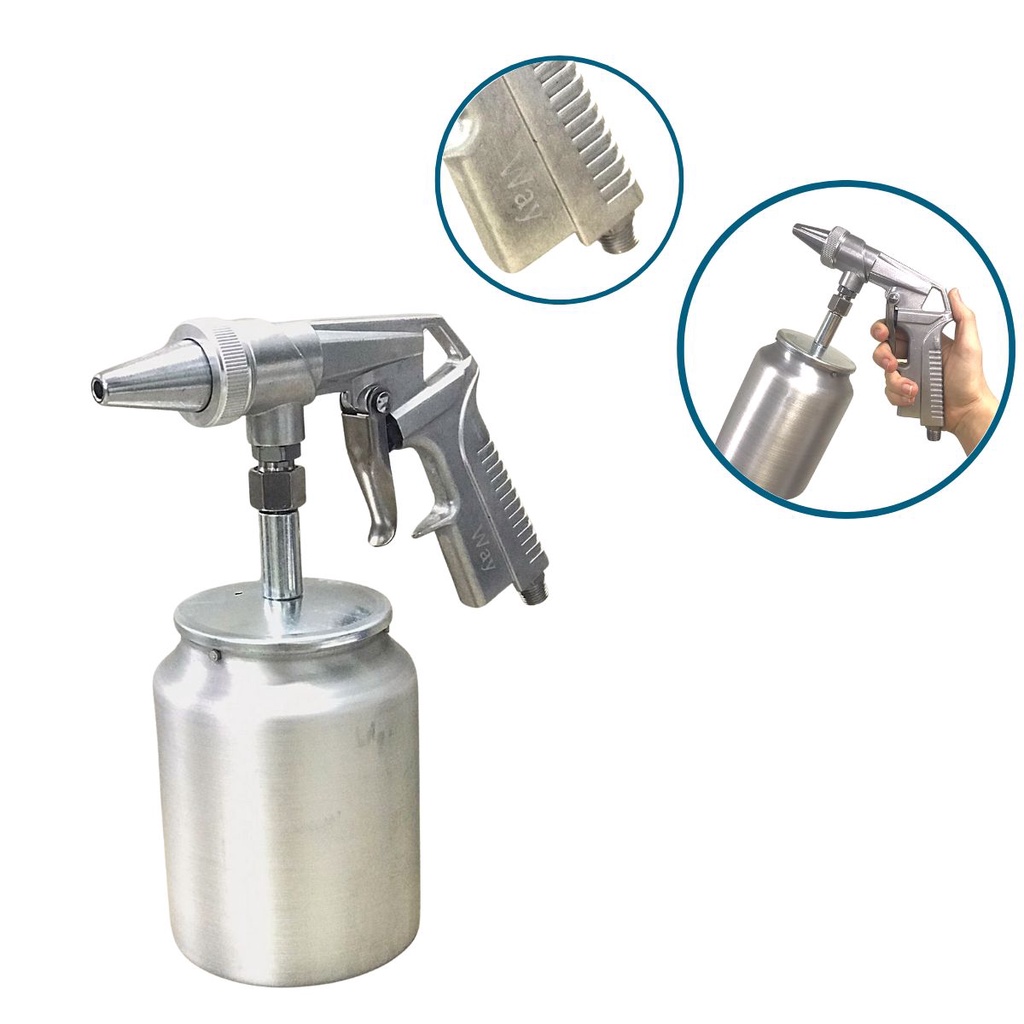 Pistola Pintura Sucção Importway Copo 1000ml 1 Bico 0,6mm
