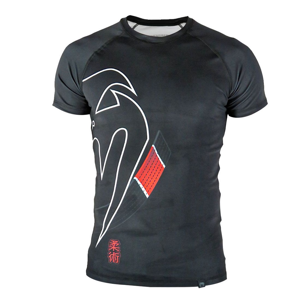 Rash Guard Manga Curta Venum Black Belt Dark Masculino em Oferta na Shopee