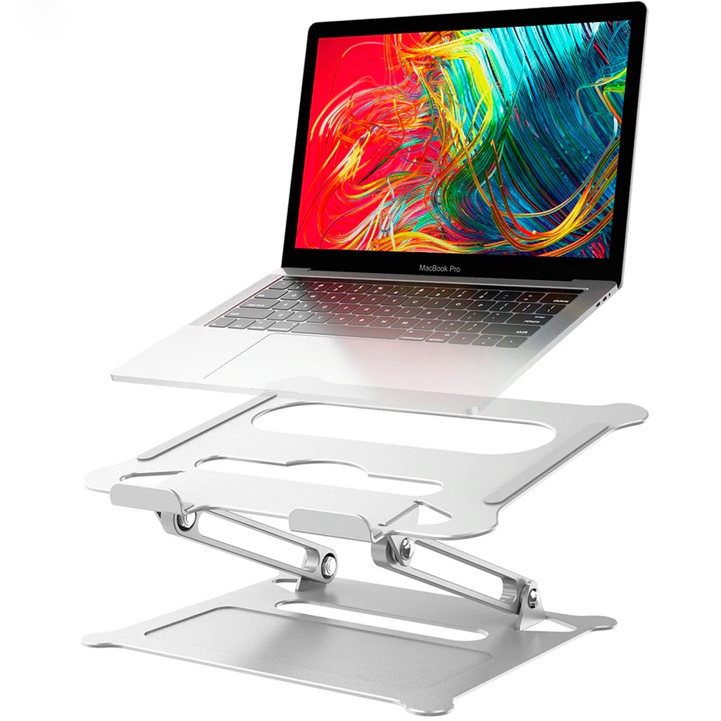 Suporte Ajustável Dobrável Para Notebook De Mesa Ergonômico