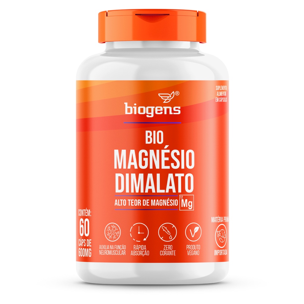 BIOGENS BIO MAGNESIO DIMALATO VEGANO 60 CAPS