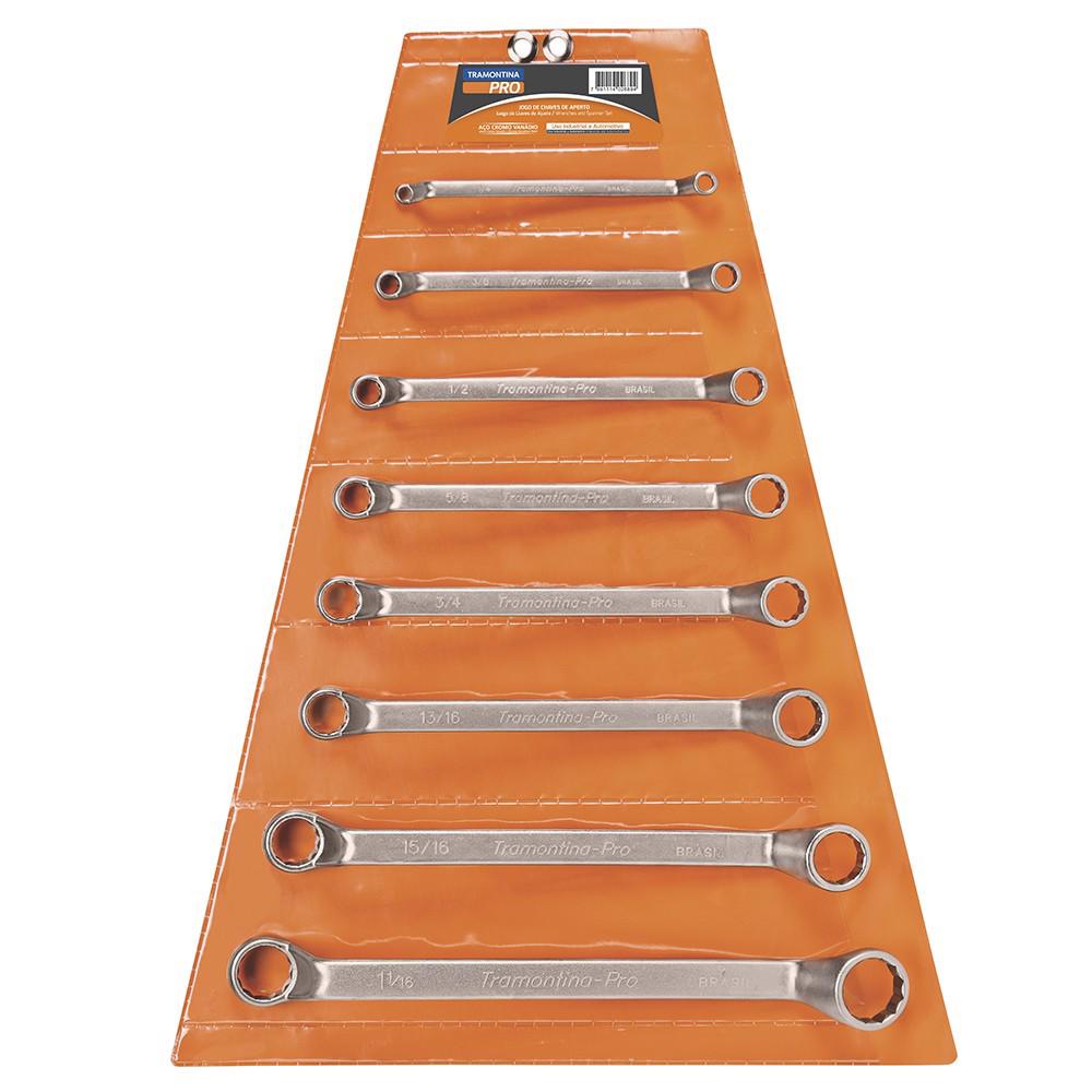 Jogo de Chaves Estrela 8 Peças Tramontina PRO em Oferta na Shopee