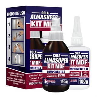 Cola Almasuper Kit MDF
