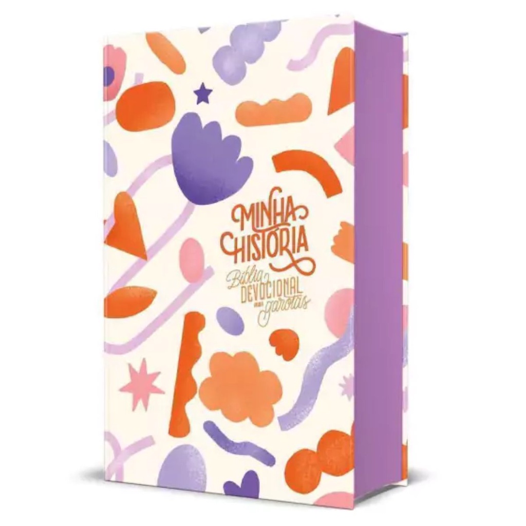 Bíblia Devocional Para Garotas | NVT | Minha Historia | Capa Formas | Mundo Cristão em Oferta na Shopee